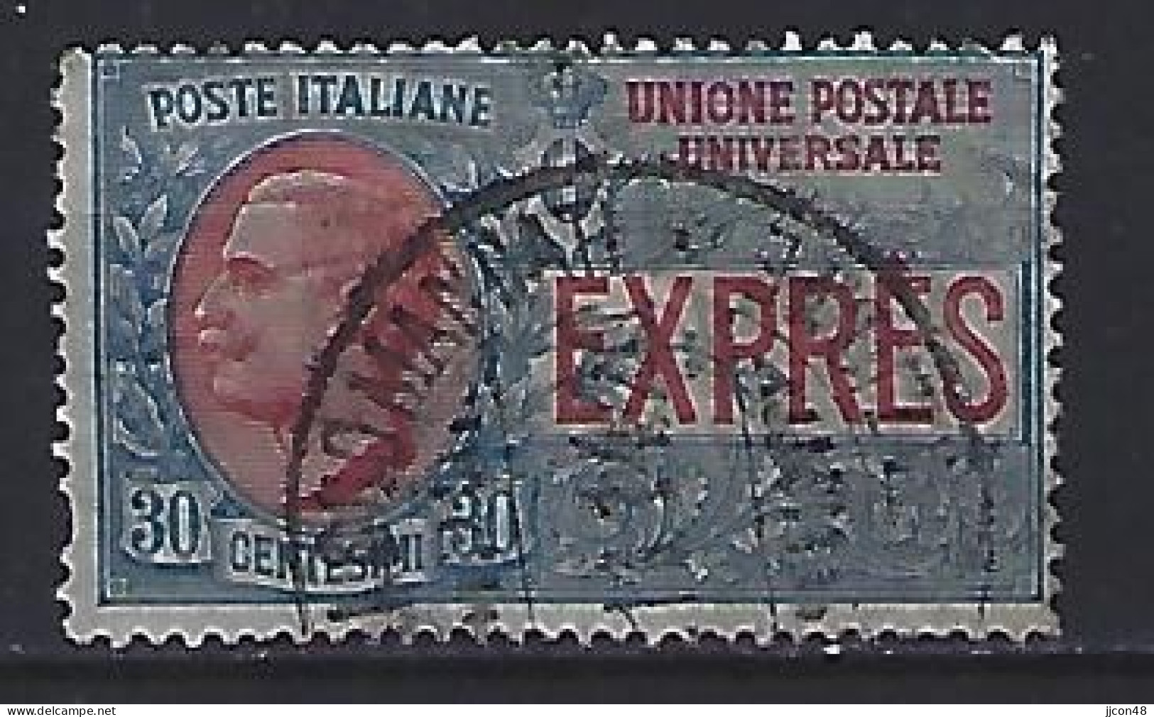 Italy 1908  Eilmarke (o) Mi.93 - Exprespost