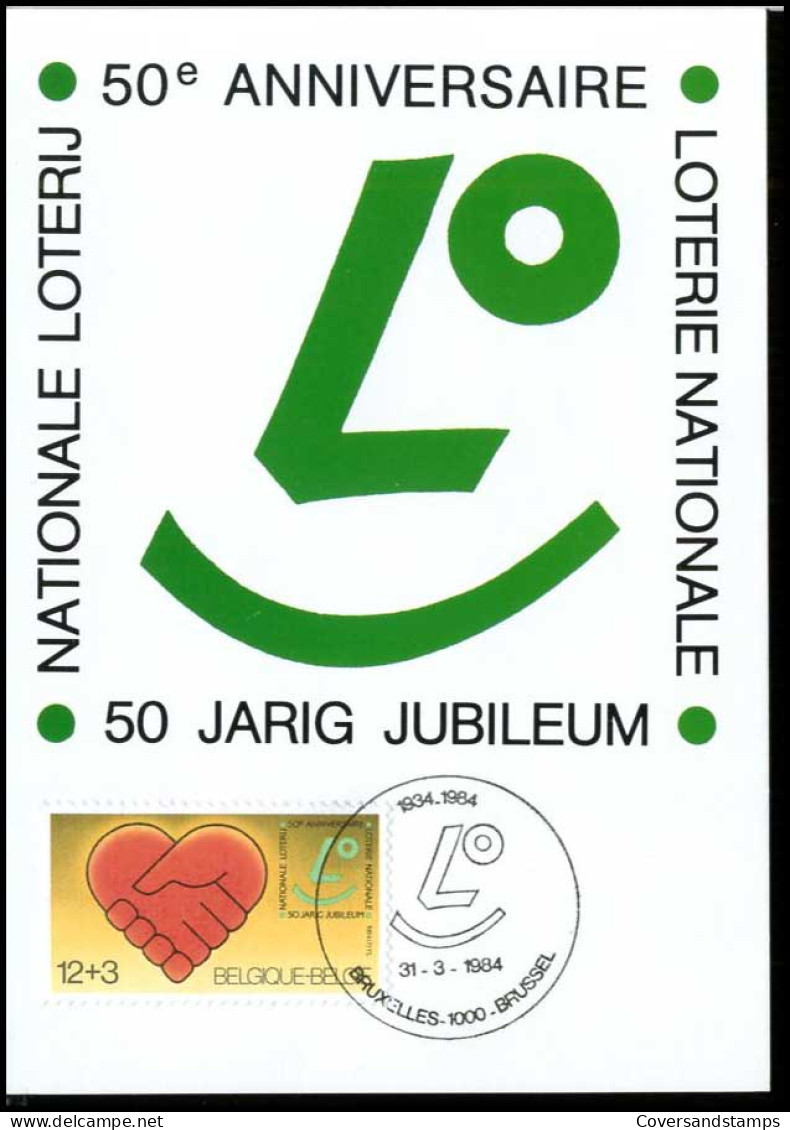 2128 - MK - 50 Jaar Nationale Loterij - 1981-1990