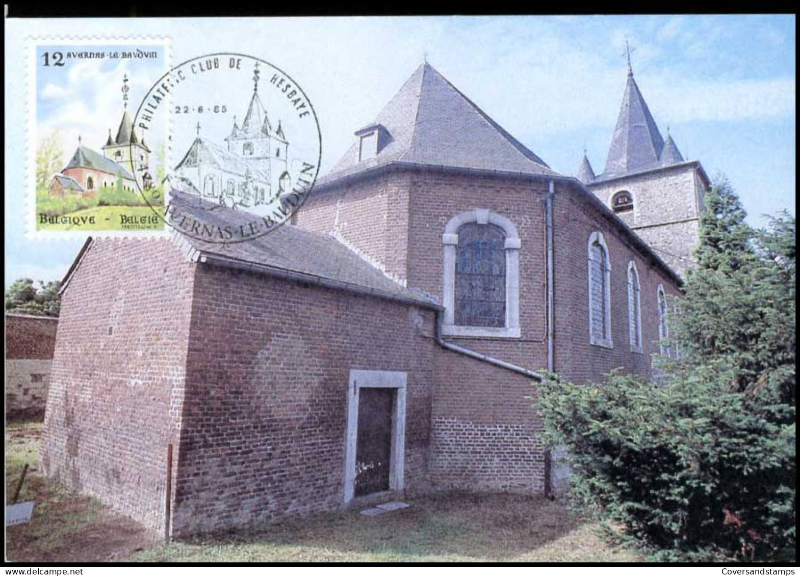 2179 - MK - Avernas-le-Bauduin : Kerk OLV Ten Hemelopneming - 1981-1990