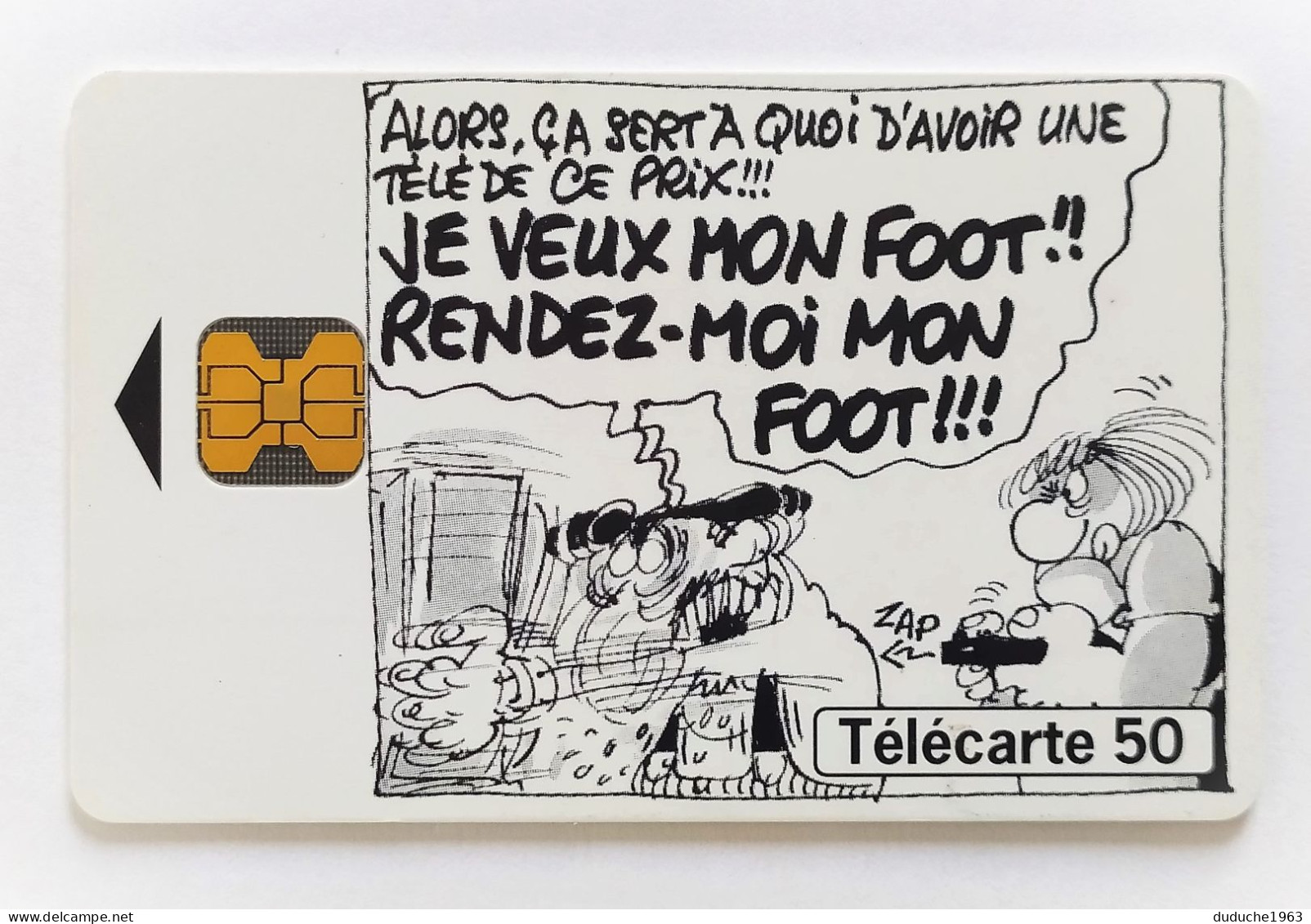 Télécarte France - Football France 98. Les Bidochon - Ohne Zuordnung