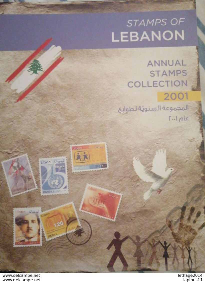 Liban Lebanon Folder Year 2001 - Liban