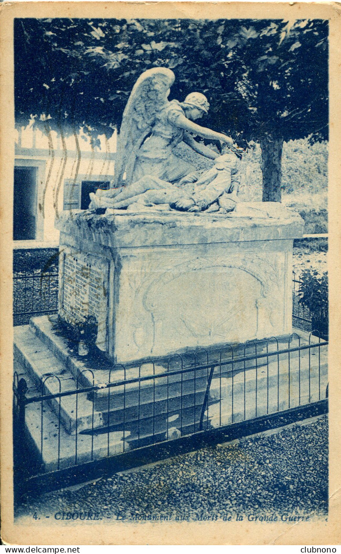 CPA - CIBOURE - MONUMENT AUX MORTS  - Ciboure