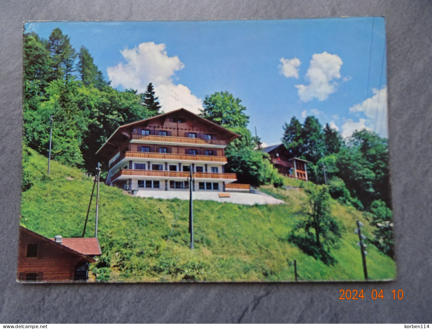 CHALETS   "  HOF TER ALPEN   "  EN   " L'ARENAZ    "  GRYON SUR BEX - Bex