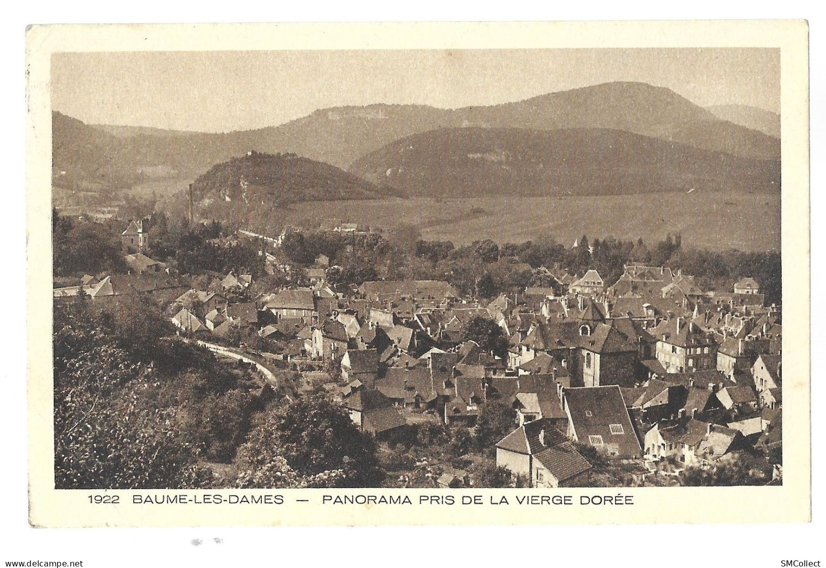 Baume Les Dames, Panorama Pris De La Vierge Dorée (10132) - Baume Les Dames