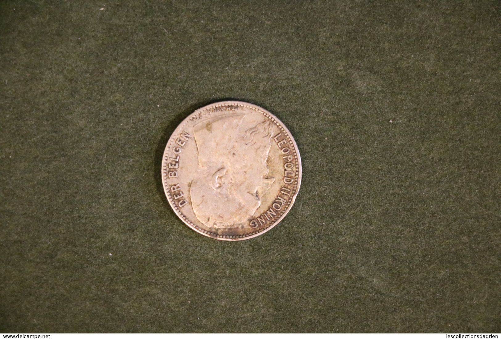 Pièce En Argent Belgique 1 Francs 1909 FL -  Belgian Silver Coin - 1 Franc