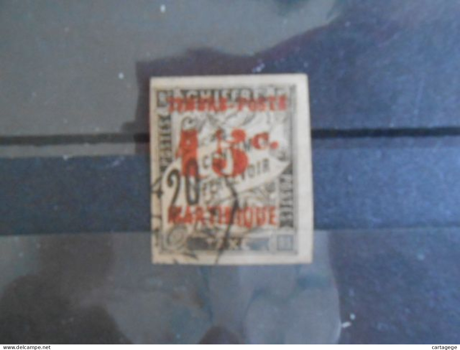 MARTINIQUE YT 25 15c. Rouge S. 20c. Noir - Used Stamps