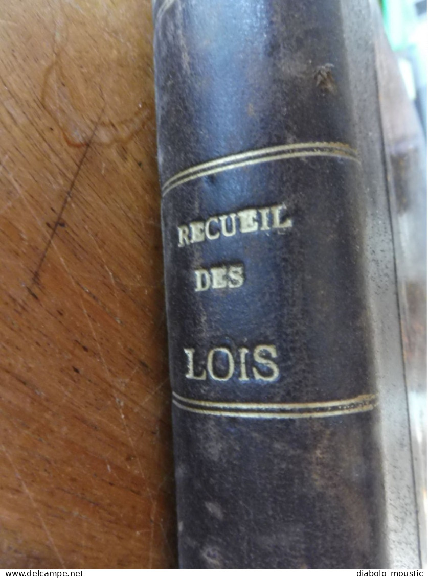 1906  RECUEIL Des LOIS : Fraudes Et Répressions, Explosifs, Code Pénal, Police Sanitaire,  Etc ; Etc - Decreti & Leggi