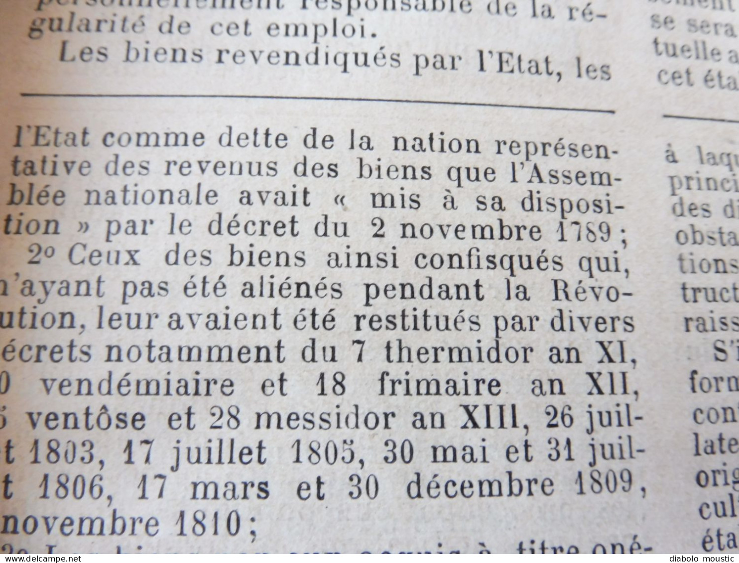 1906  RECUEIL des LOIS : Fraudes et répressions, Explosifs, Code pénal, Police sanitaire,  Etc ; Etc