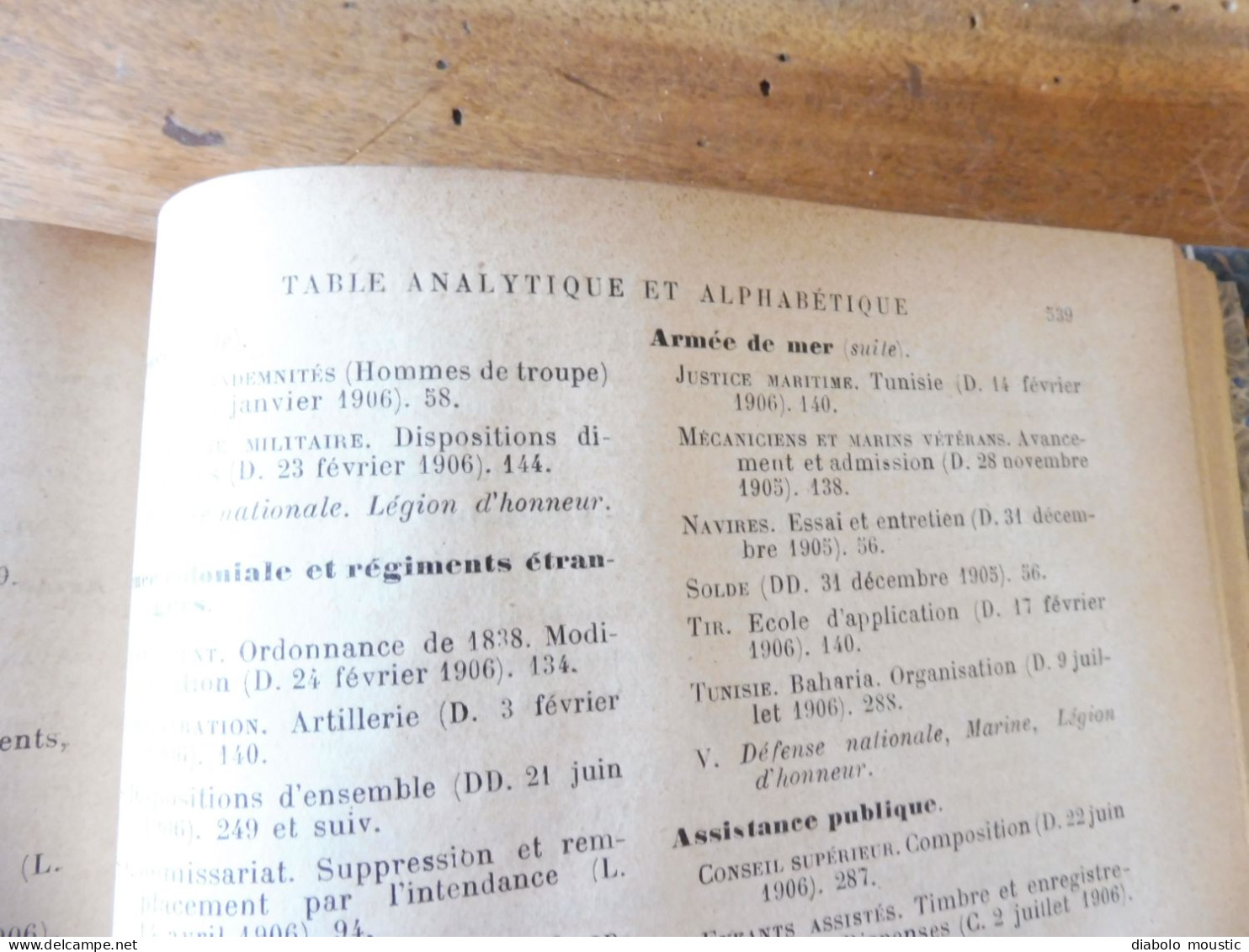 1906  RECUEIL des LOIS : Fraudes et répressions, Explosifs, Code pénal, Police sanitaire,  Etc ; Etc