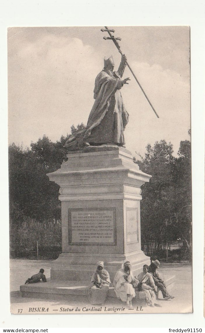 Algérie . Biskra . Statue Du Cardinal Lavigerie . 1908 - Biskra