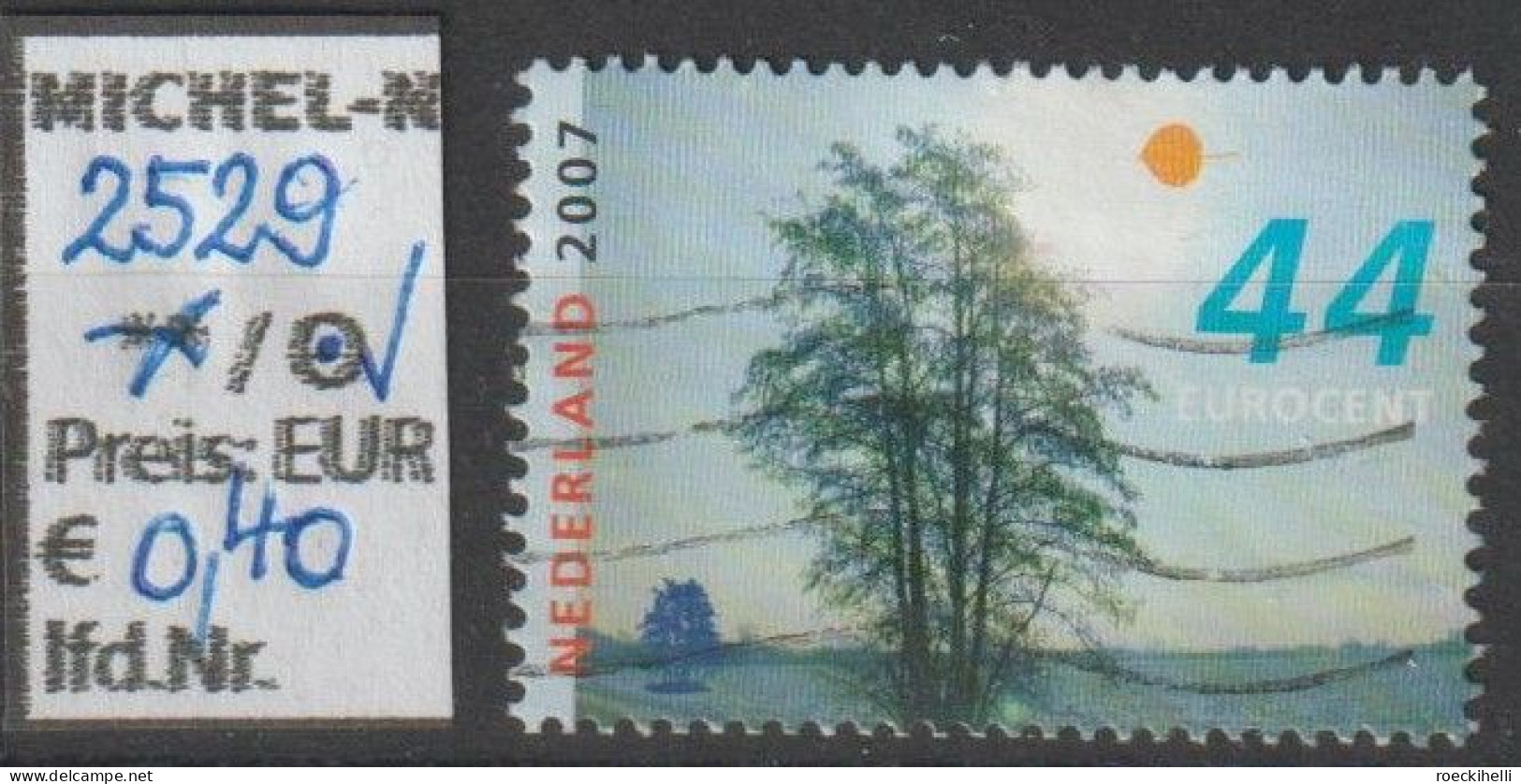 2007 - NIEDERLANDE - SM "Bäume Im Winter"  44 C Mehrf. - O Gestempelt - S.Scan (2529o Nl) - Used Stamps