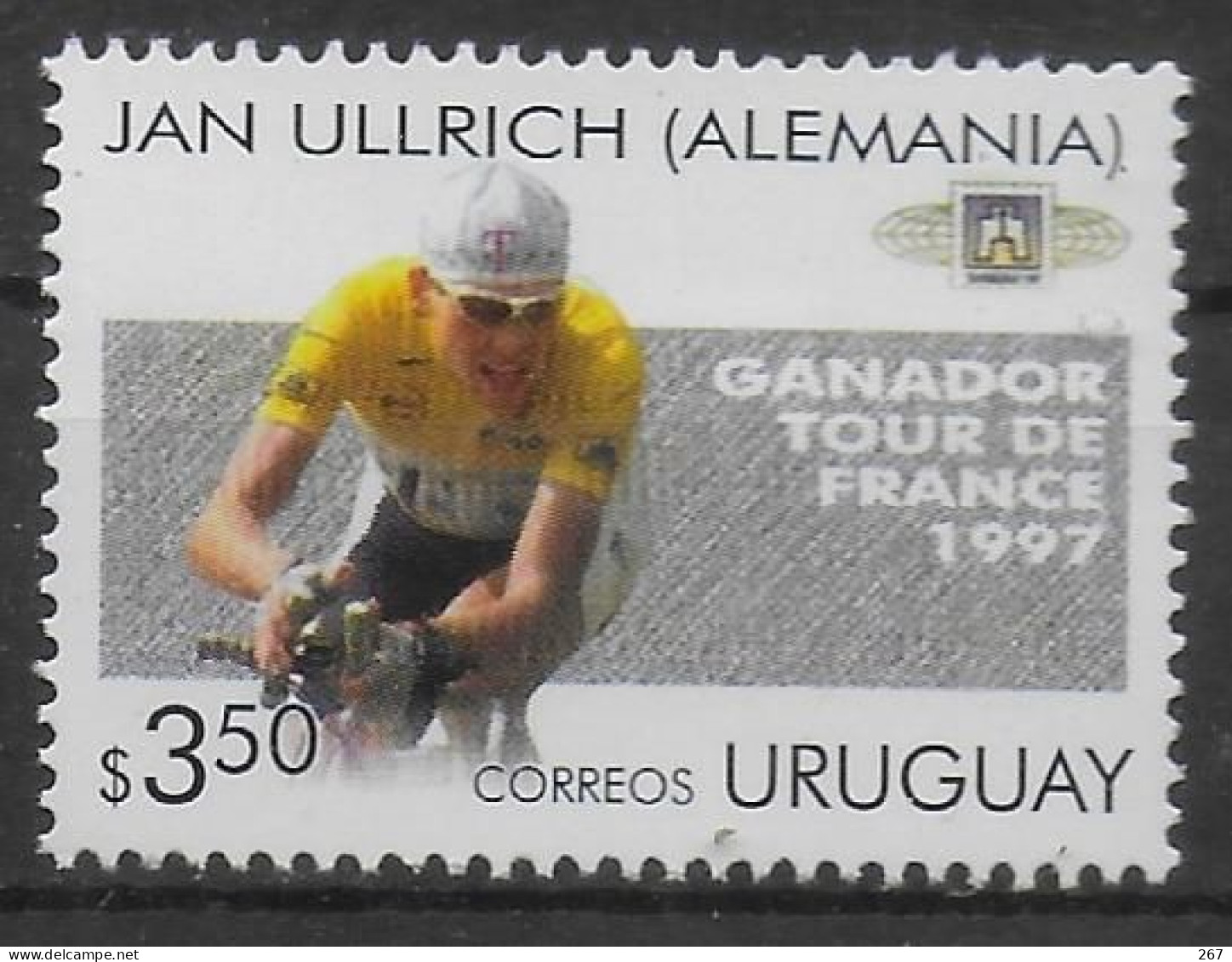 URUGUAY   ( BF 65 )  * *  Cyclisme Tour De France Jan Ullrich - Cycling