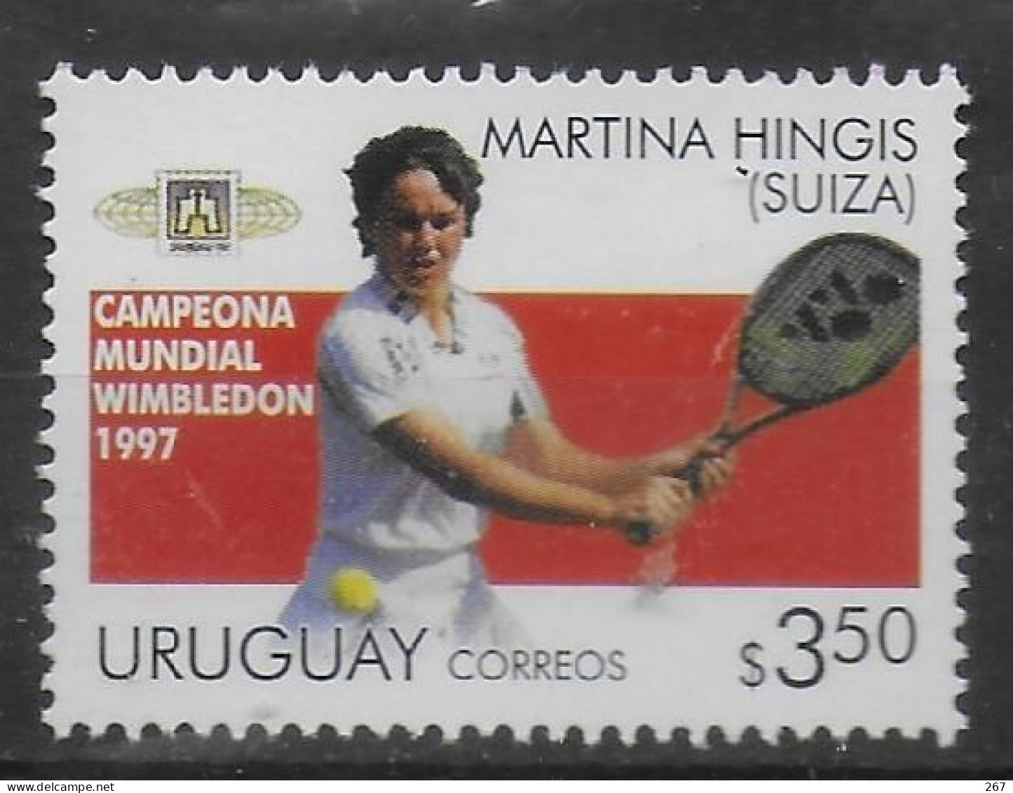 URUGUAY   ( BF 65 )  * *  Tennis Martina Hingis - Tenis