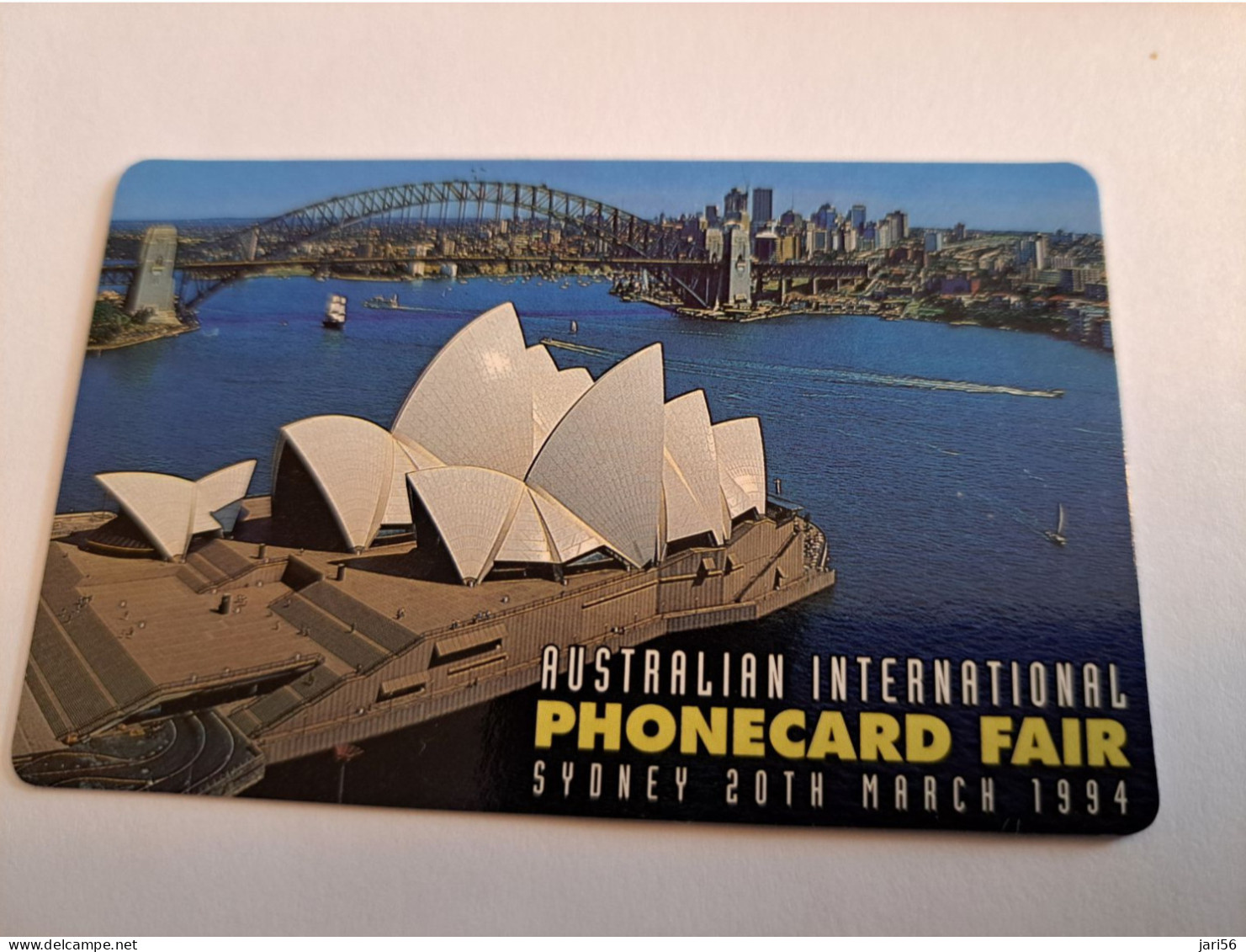 AUSTRALIA / PAY TEL / PHONECARD FAIR / SYDNEY 1994/ SYDNET OPERA HOUSE / NUMBERED CARD       ** 16559** - Australië