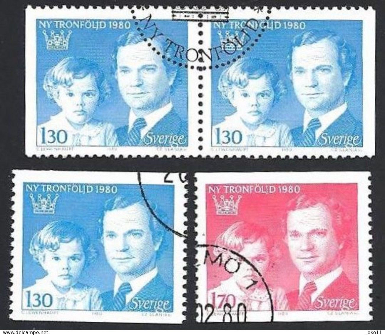 Schweden, 1980, Michel-Nr. 1101-1102 D/D, Gestempelt - Gebruikt