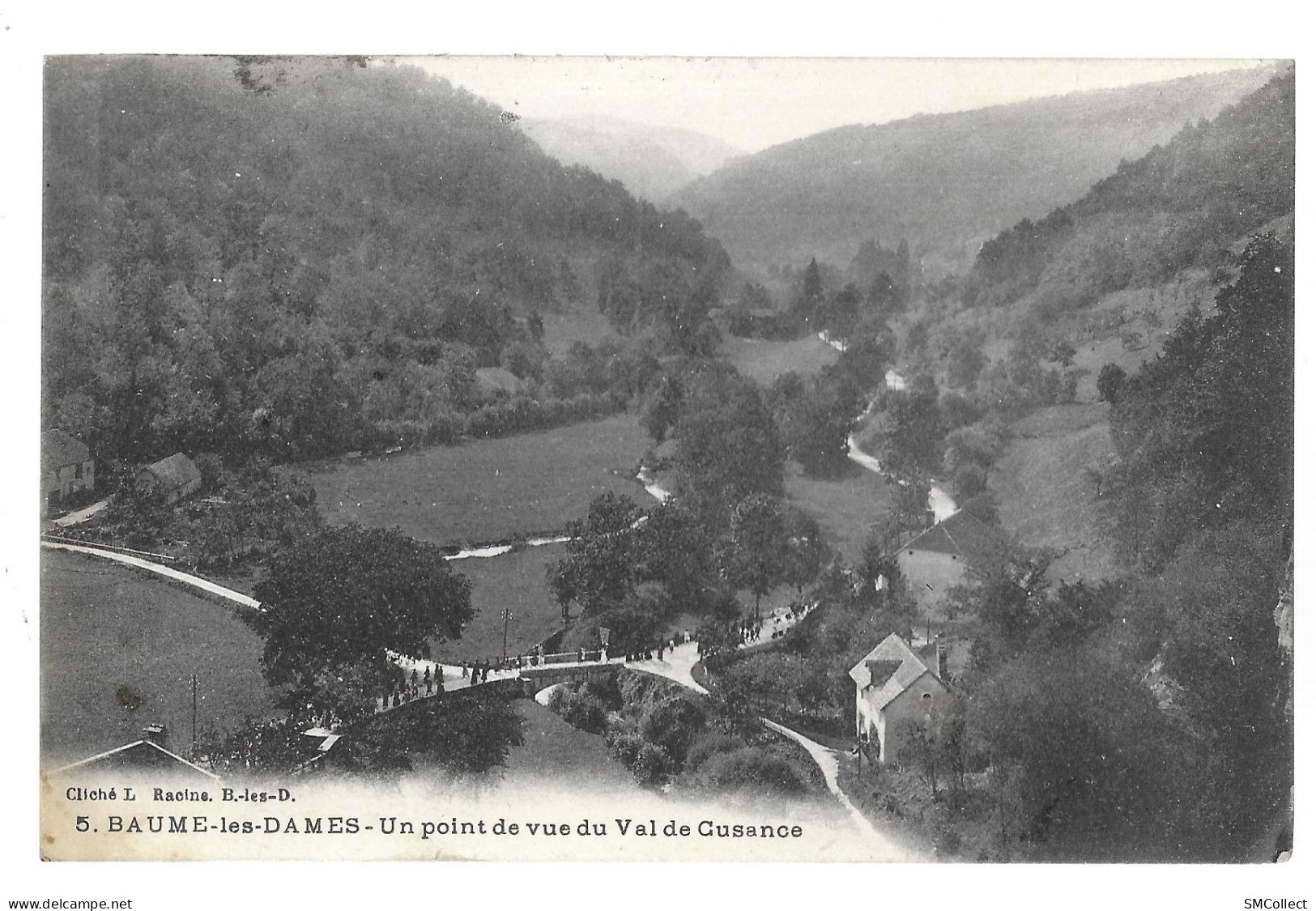 Baume Les Dames, Un Point De Vue Du Val De Cusance. Carte Inédite (10136) - Baume Les Dames