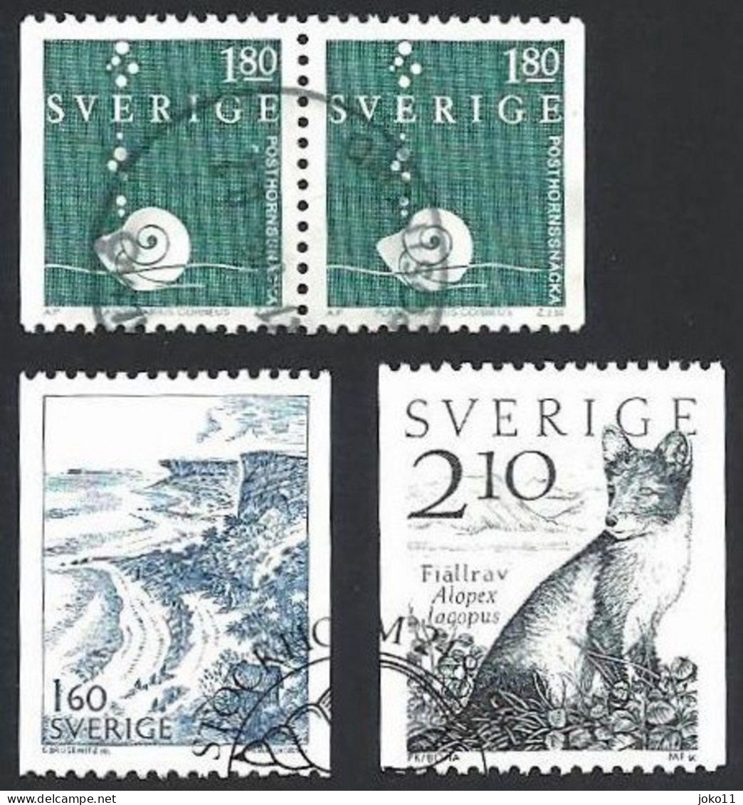 Schweden, 1983, Michel-Nr. 1246-1248 D/D, Gestempelt - Oblitérés