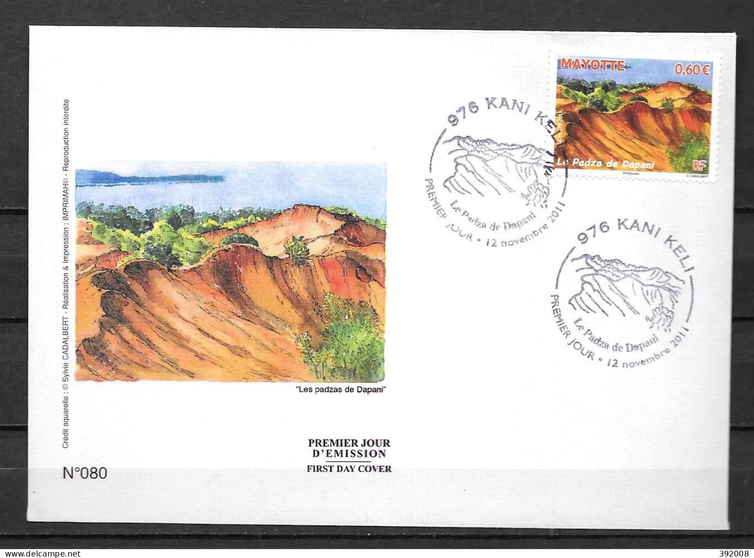 2011 - 262 - FDC - Le Padza De Dapani - 17 - Other & Unclassified