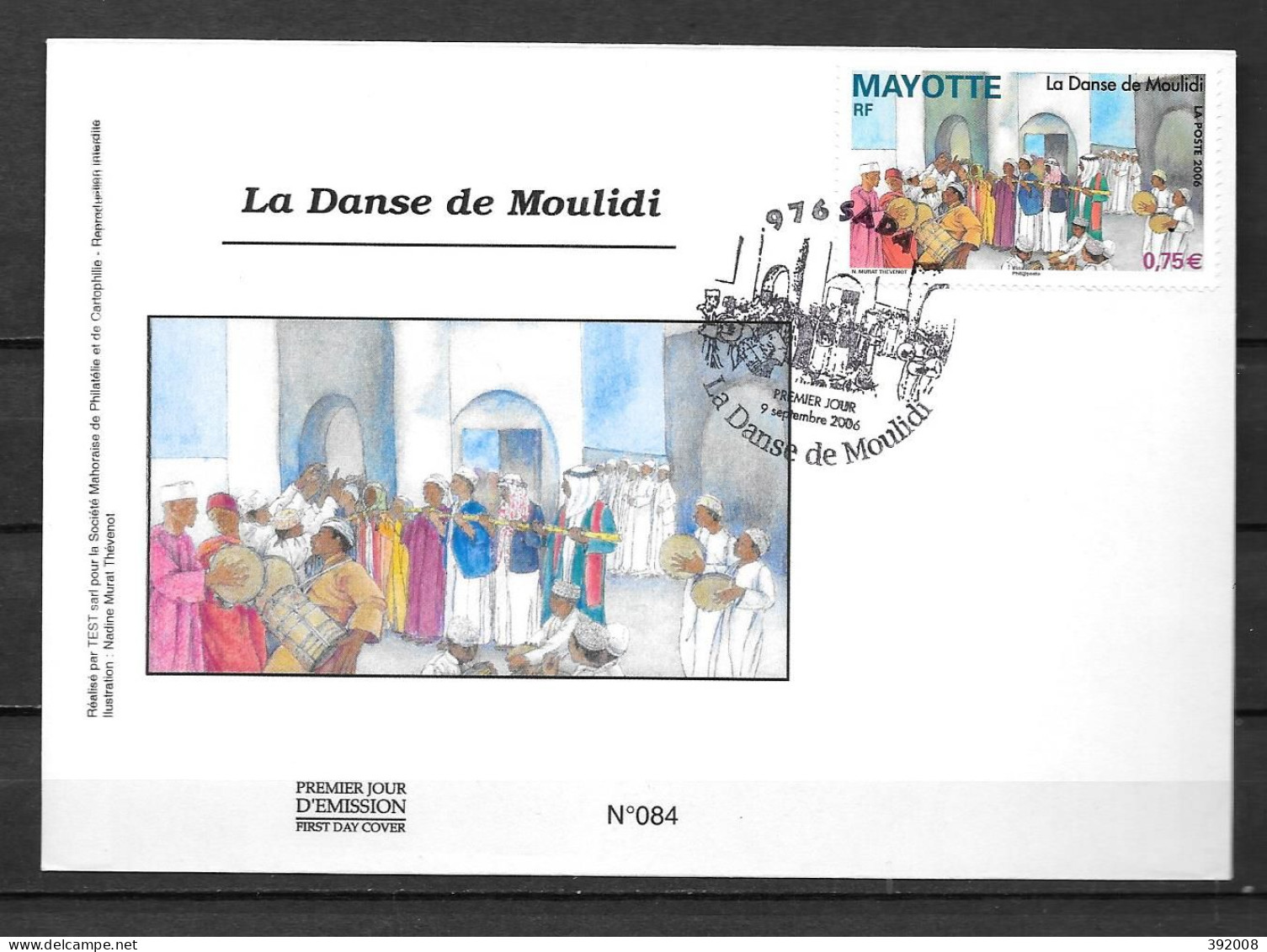 2006 - 192 - FDC - Fête Religieuse Du Moulidi - 11 - Autres & Non Classés