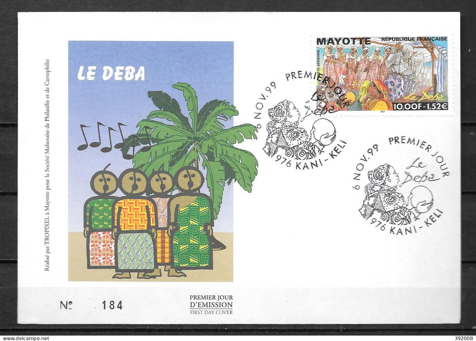 1999 - PA 4 - FDC - Le Deba - 4 - Other & Unclassified