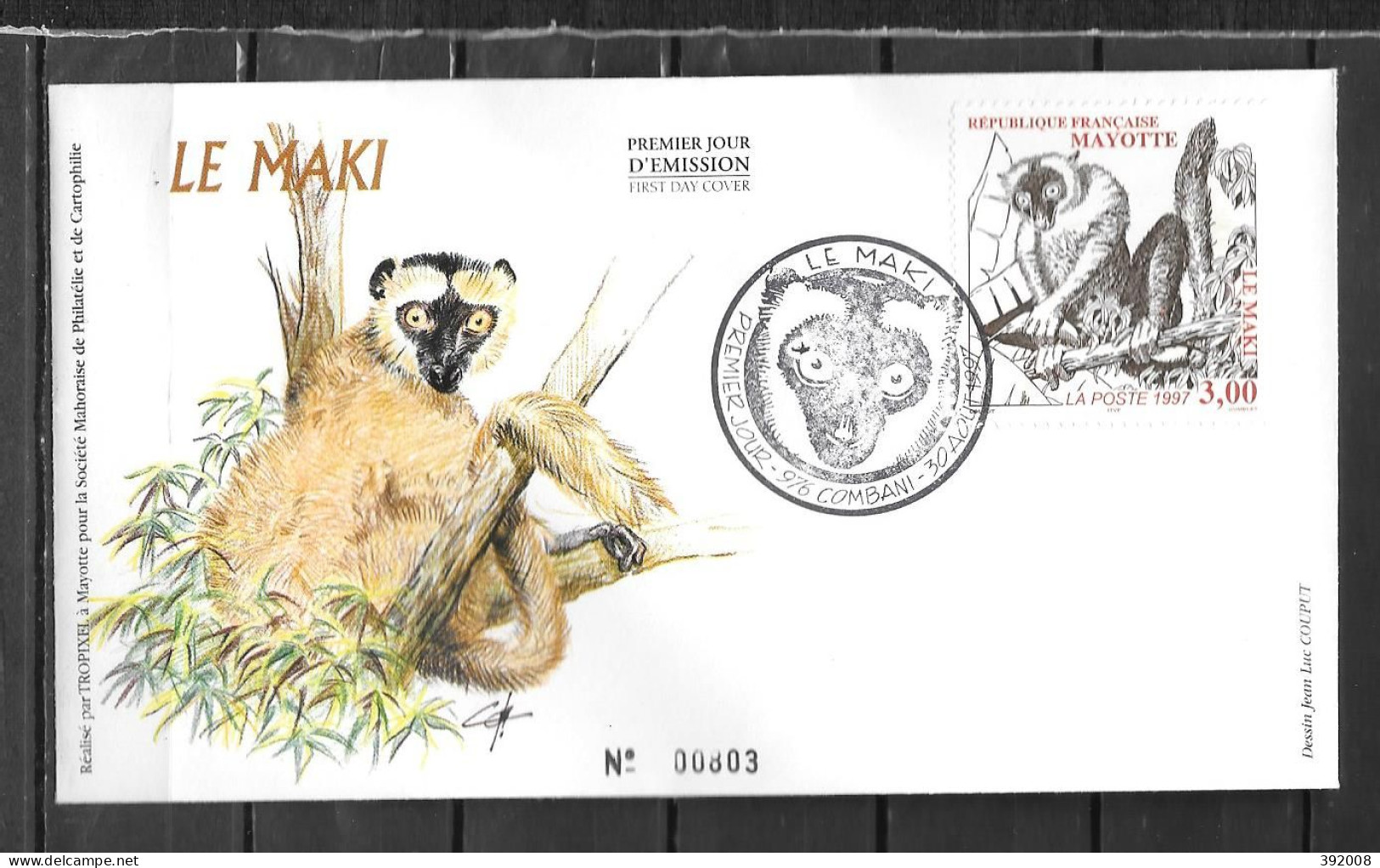 1997 - 46 - FDC - Le Maki - 1 - Otros & Sin Clasificación