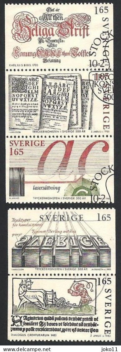 Schweden, 1983, Michel-Nr. 1225-1229, Gestempelt - Usados