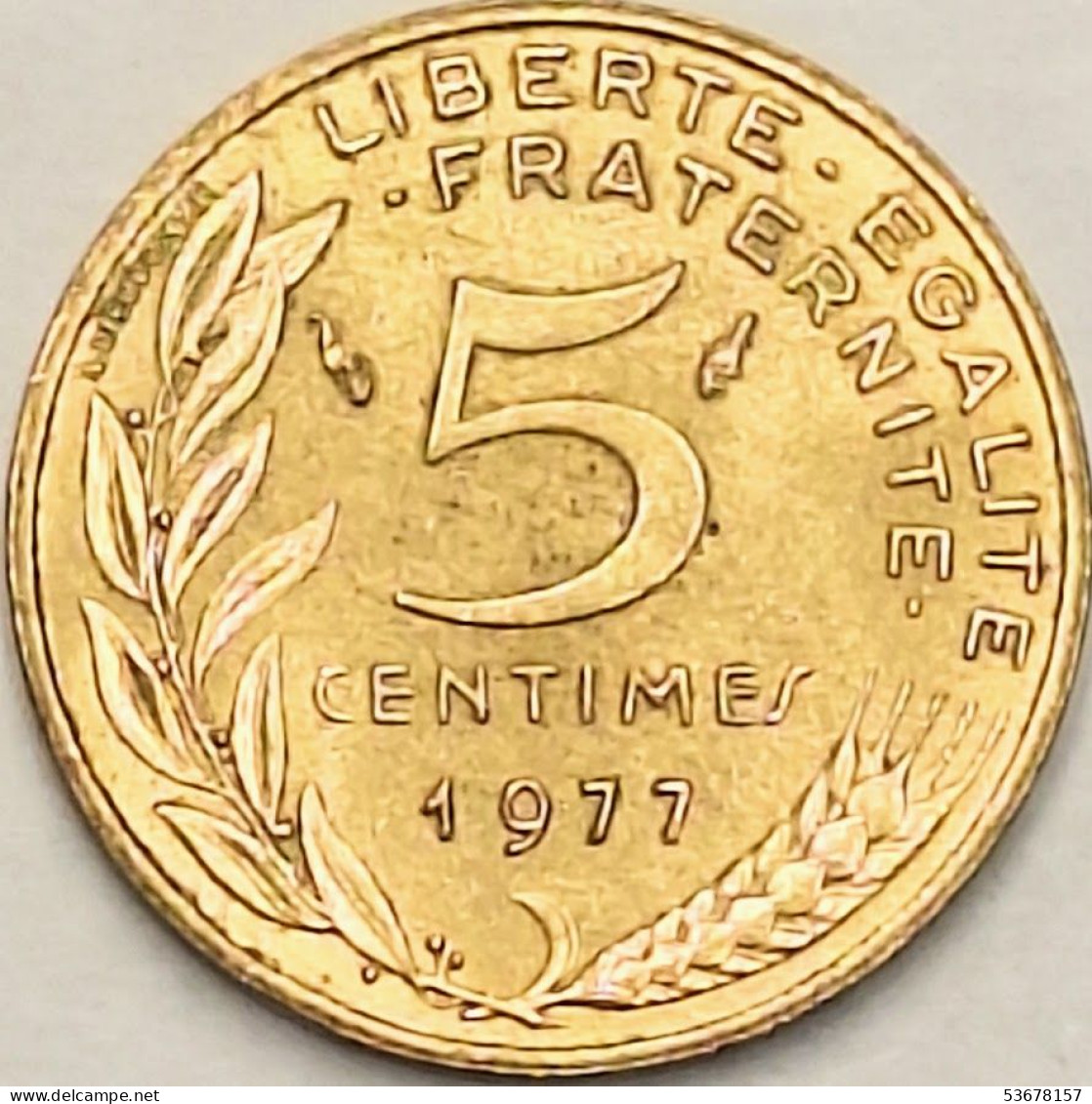 France - 5 Centimes 1977, KM# 933 (#4194) - 5 Centimes