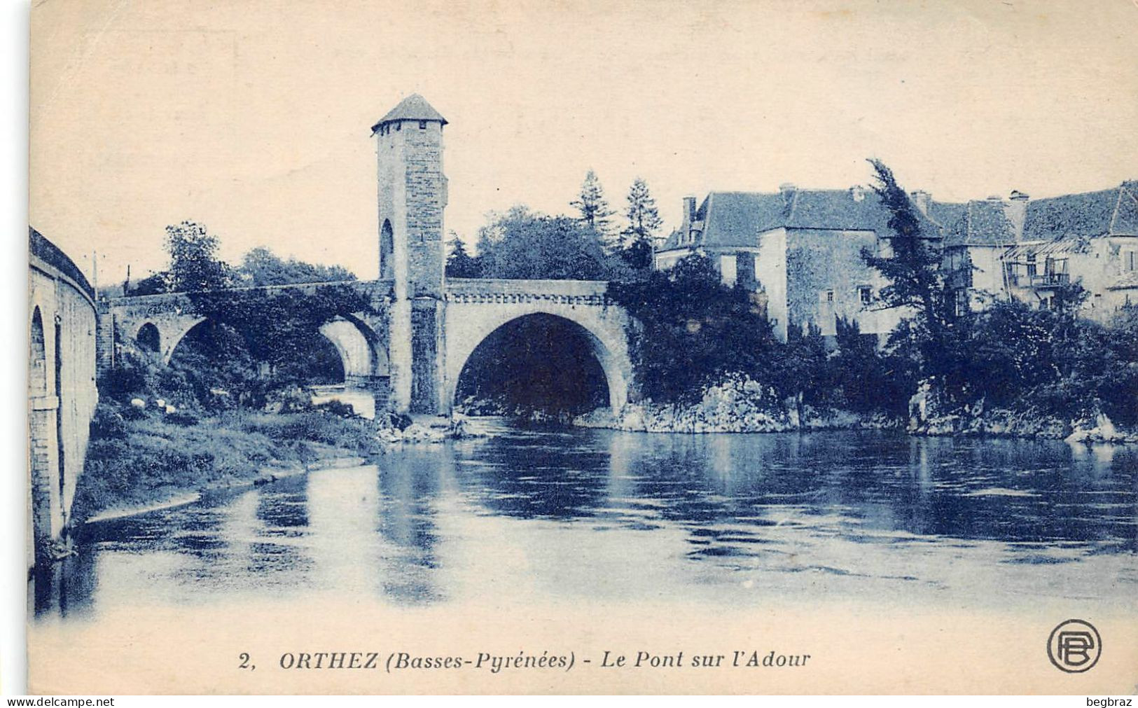 ORTHEZ    PONT SUR L ADOUR - Orthez