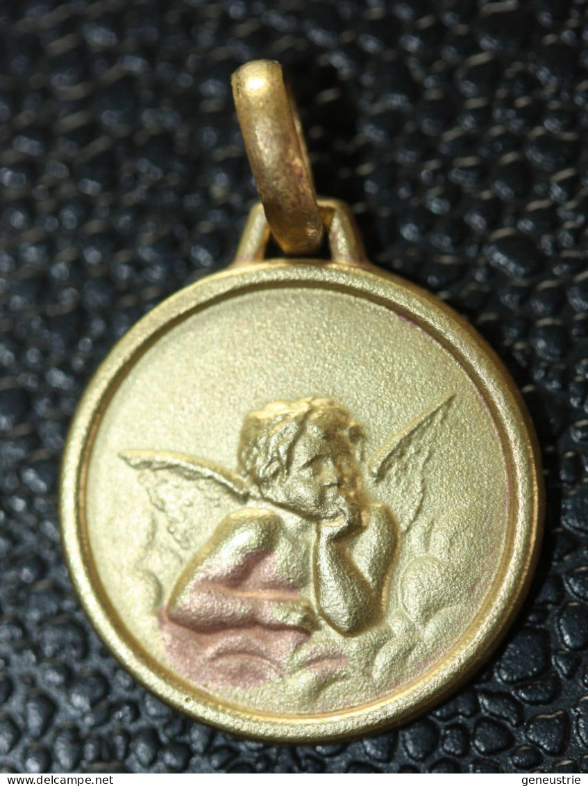 Pendentif Médaille Religieuse Milieu XXe "Ange De Gabriel" Religious Medal - Godsdienst & Esoterisme