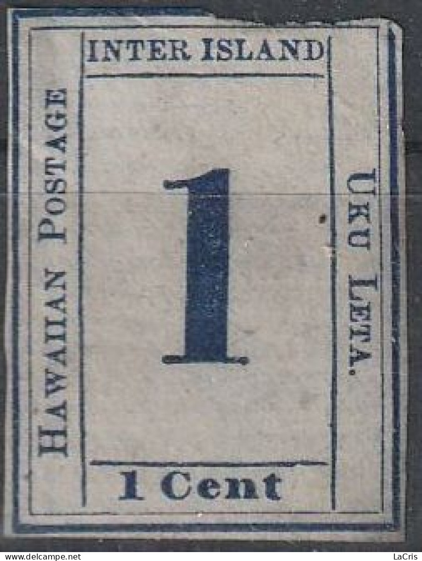 Hawaii 1 Cent Stamps Sc15  11;7 (catalog Price 12000 €) - Hawaii