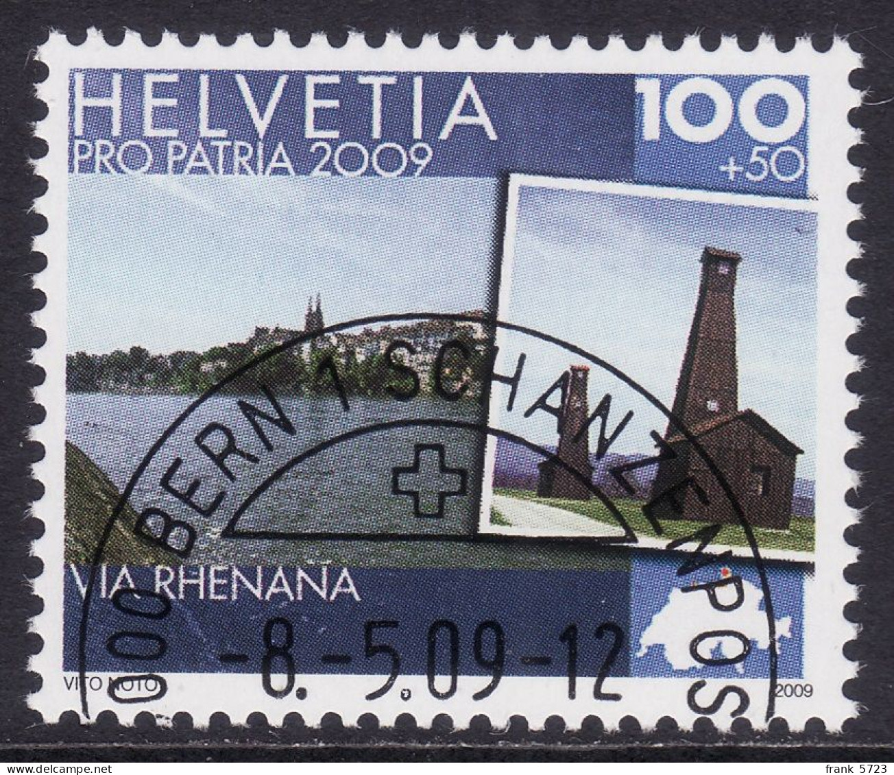 Schweiz: Pro Patria SBK-Nr. 307 (Via Rhenana 2009) ET-gestempelt - Used Stamps