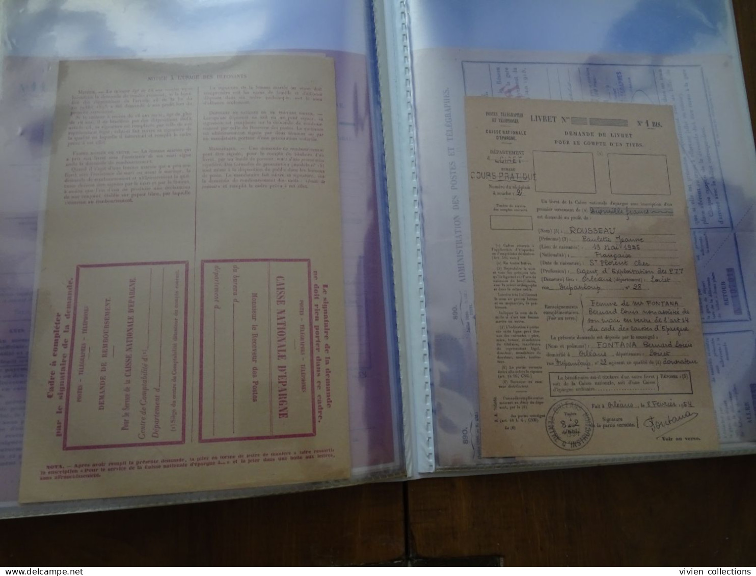 France cours pratique d'instruction d'Orléans 1953/4 et divers + sacs postaux La Poste Deutch Bunderpost aérien