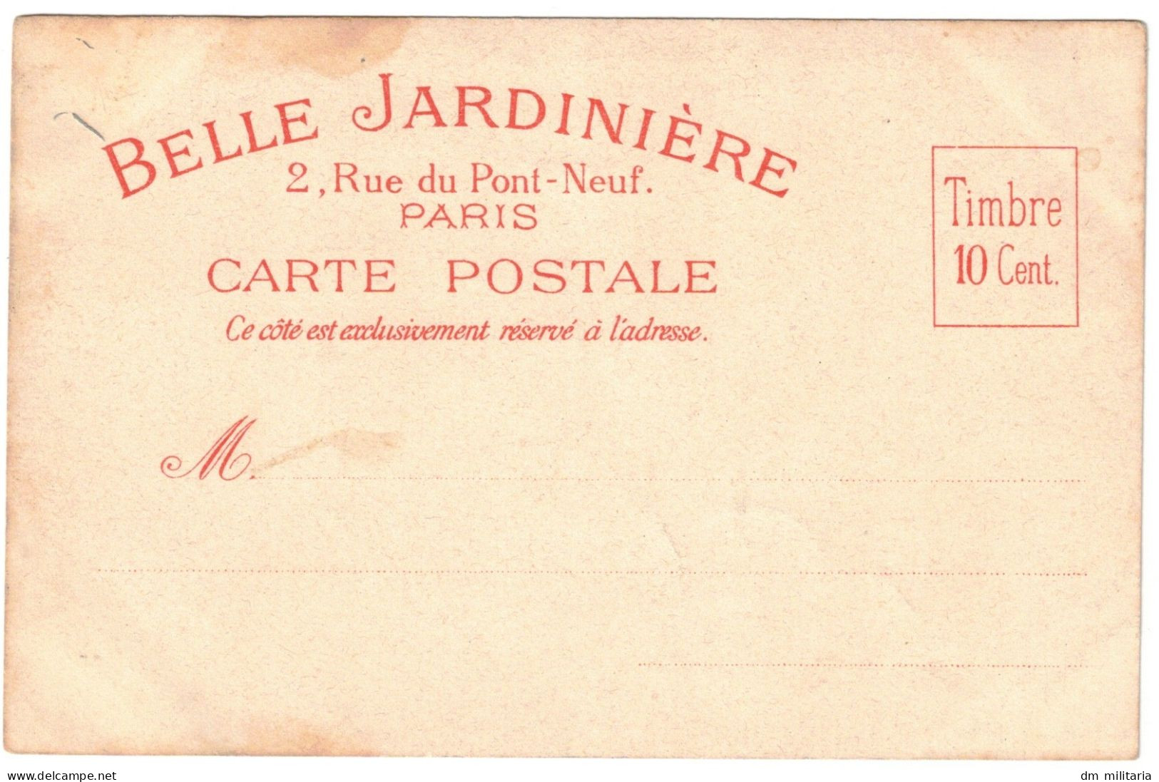 75 - Très Belle CPA : Souvenir De La BELLE JARDINIÈRE PARIS - LA MODE EN 1900 - Tiendas