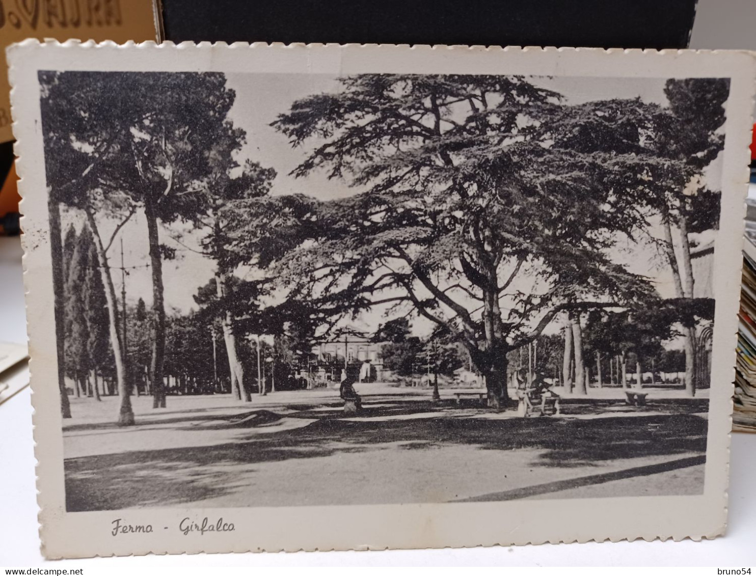 Cartolina Fermo Piazzale Del Girfalco 1947 - Fermo