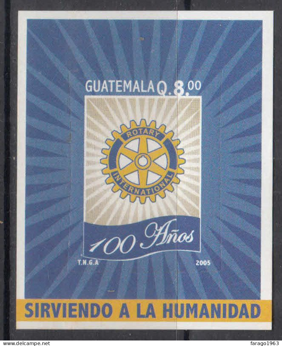 2005 Guatemala Rotary International Souvenir Sheet MNH - Guatemala