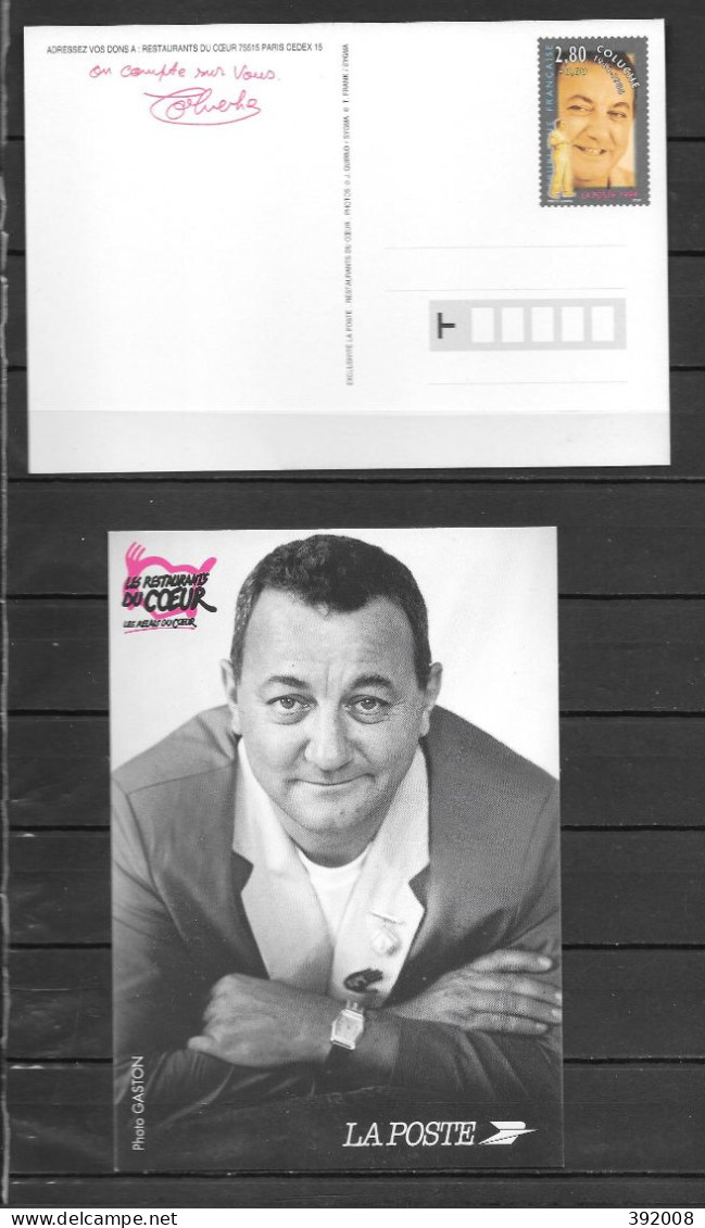 1994 - 2902-CP1 - Coluche, Les Restaurants Du Coeur - 9 - Postales  Transplantadas (antes 1995)