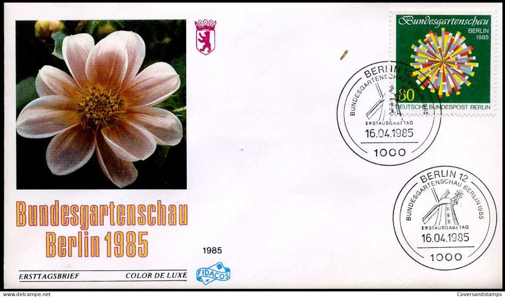 Bundespost Berlin  -  FDC  -  Bundesgartenschau Berlin 1985                            - Sonstige & Ohne Zuordnung