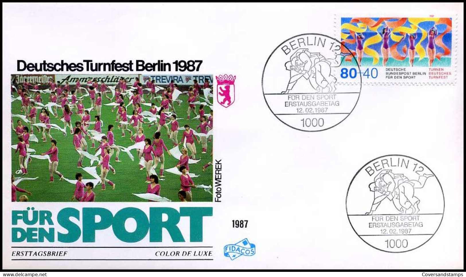 Bundespost Berlin  -  FDC  -  Für Den Sport                          - Otros & Sin Clasificación