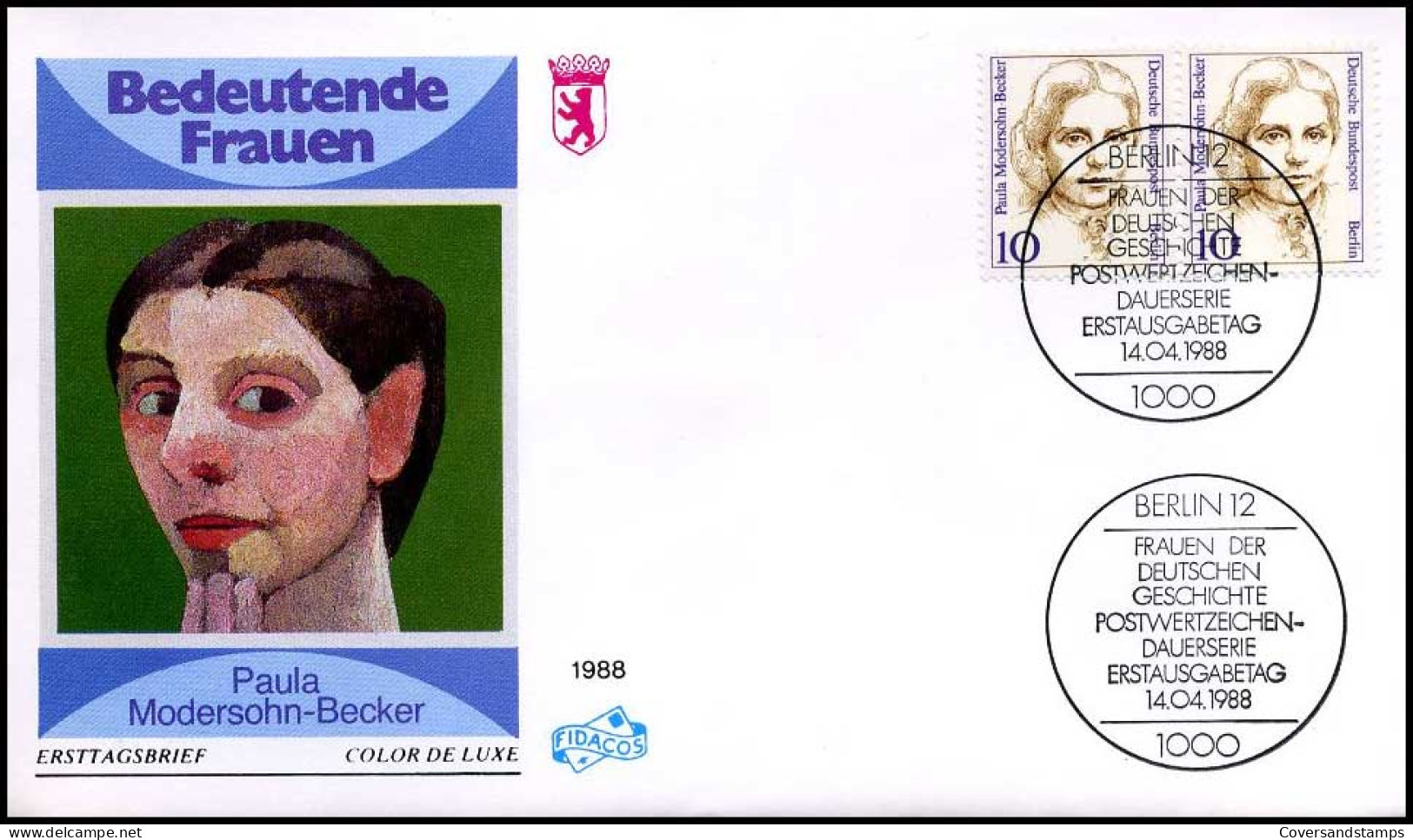 Bundespost Berlin  -  FDC  -  Paula Modersohn-Becker                             - Other & Unclassified