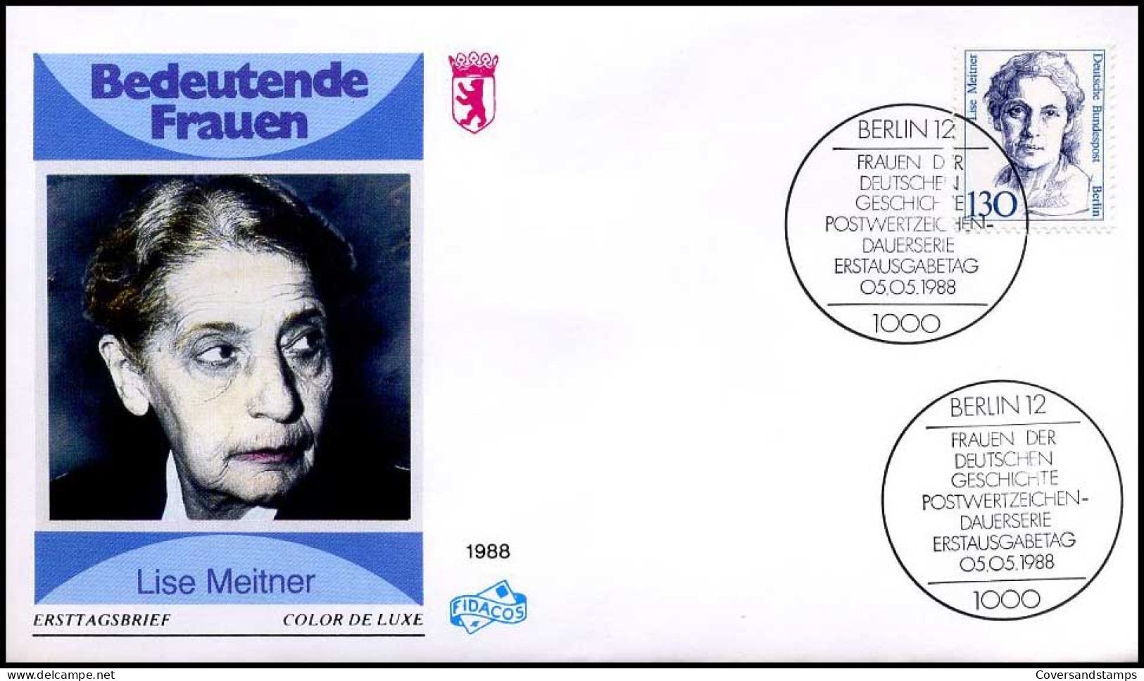 Bundespost Berlin  -  FDC  -  Lise Meitner                             - Andere & Zonder Classificatie