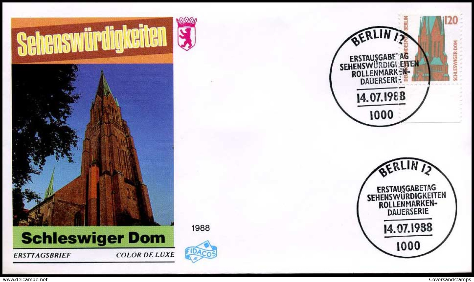 Bundespost Berlin  -  FDC  -  Schleswiger Dom                             - Other & Unclassified