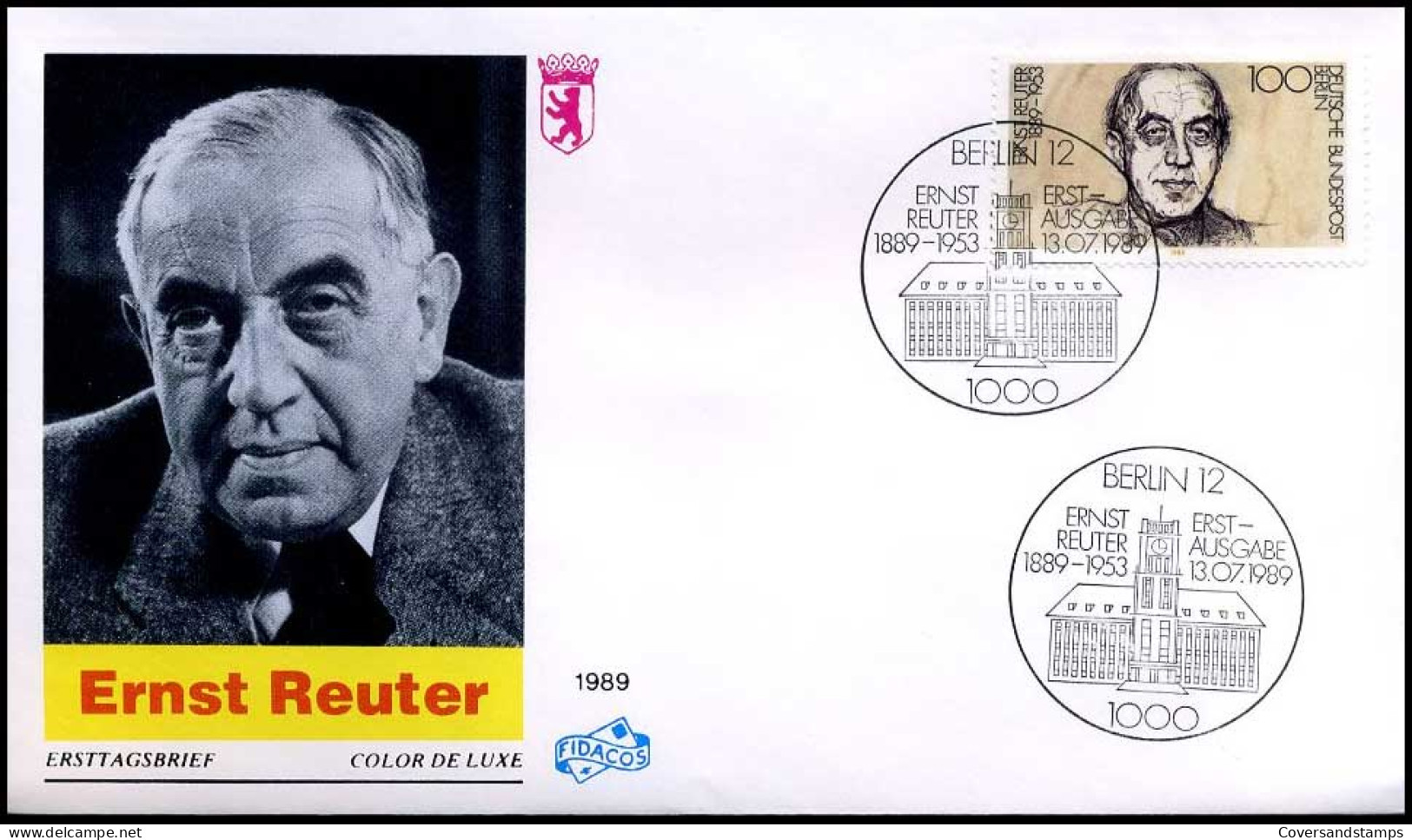 Bundespost Berlin  -  FDC  -  Ernst Reuter                             - Altri & Non Classificati
