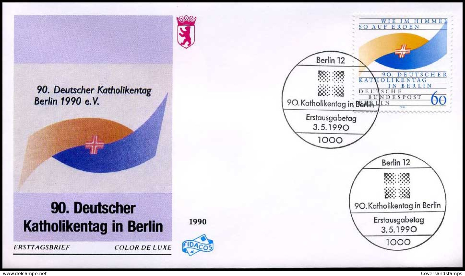 Bundespost Berlin  -  FDC  -  Deutscher Katholikentag In Berlin                                             - Otros & Sin Clasificación