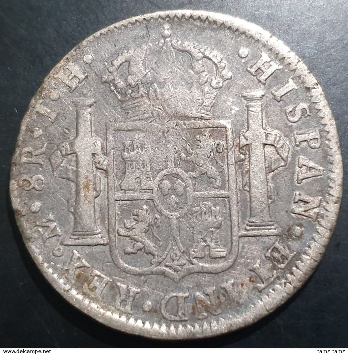 Mexico Spanish Colonial 8 Reales Ferdin Ferdinand VII 1809 Mo TH Mexico Mint - Mexico