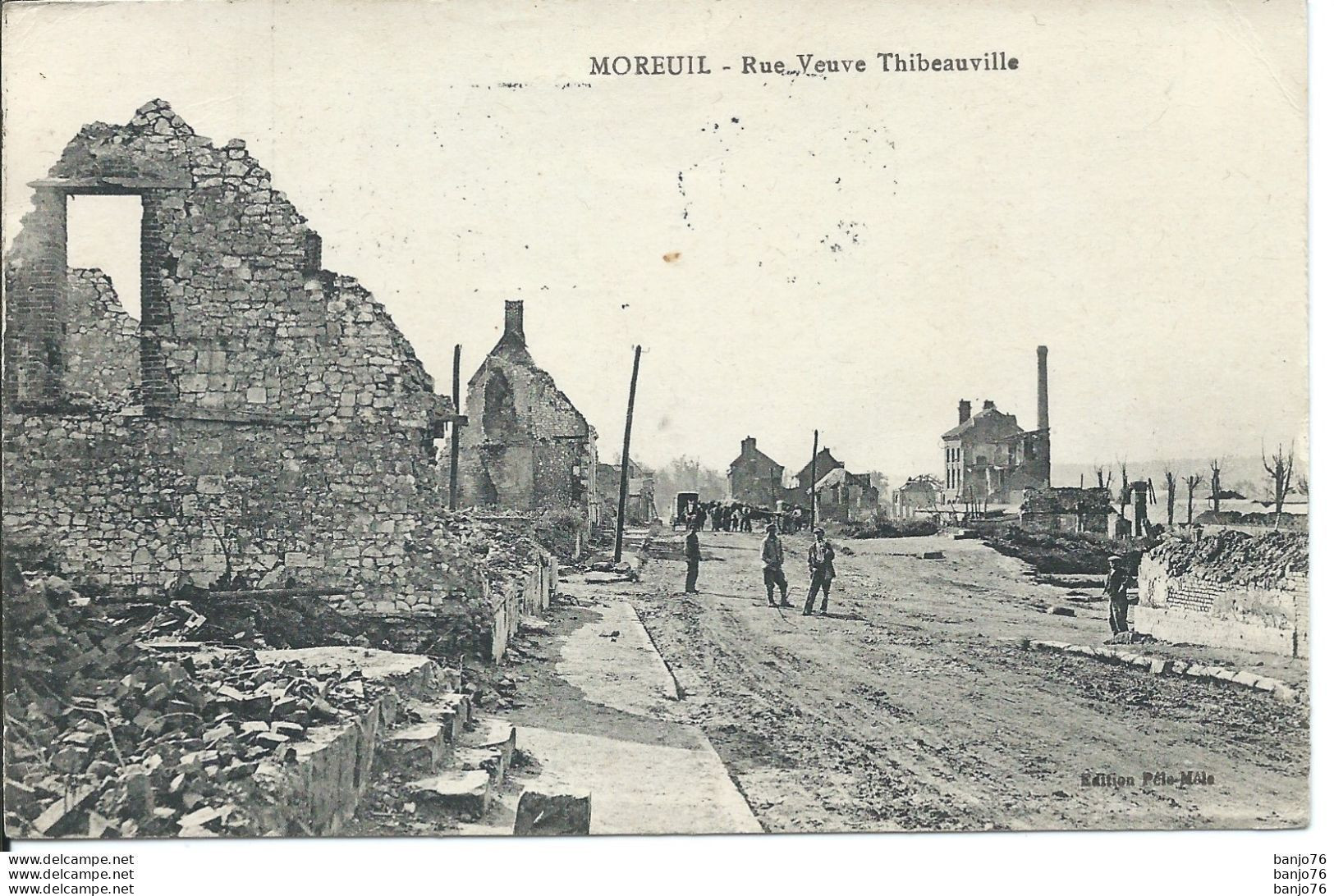 Moreuil (80) - Rue Veuve Thibeauville - Moreuil