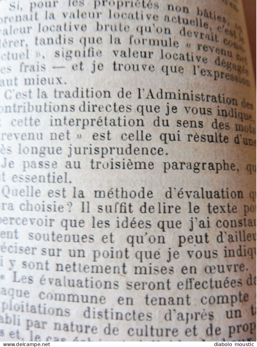 1906  RECUEIL des LOIS : Discours violent entre Poincaré les députés (importante retranscription ) ;   Etc ; Etc