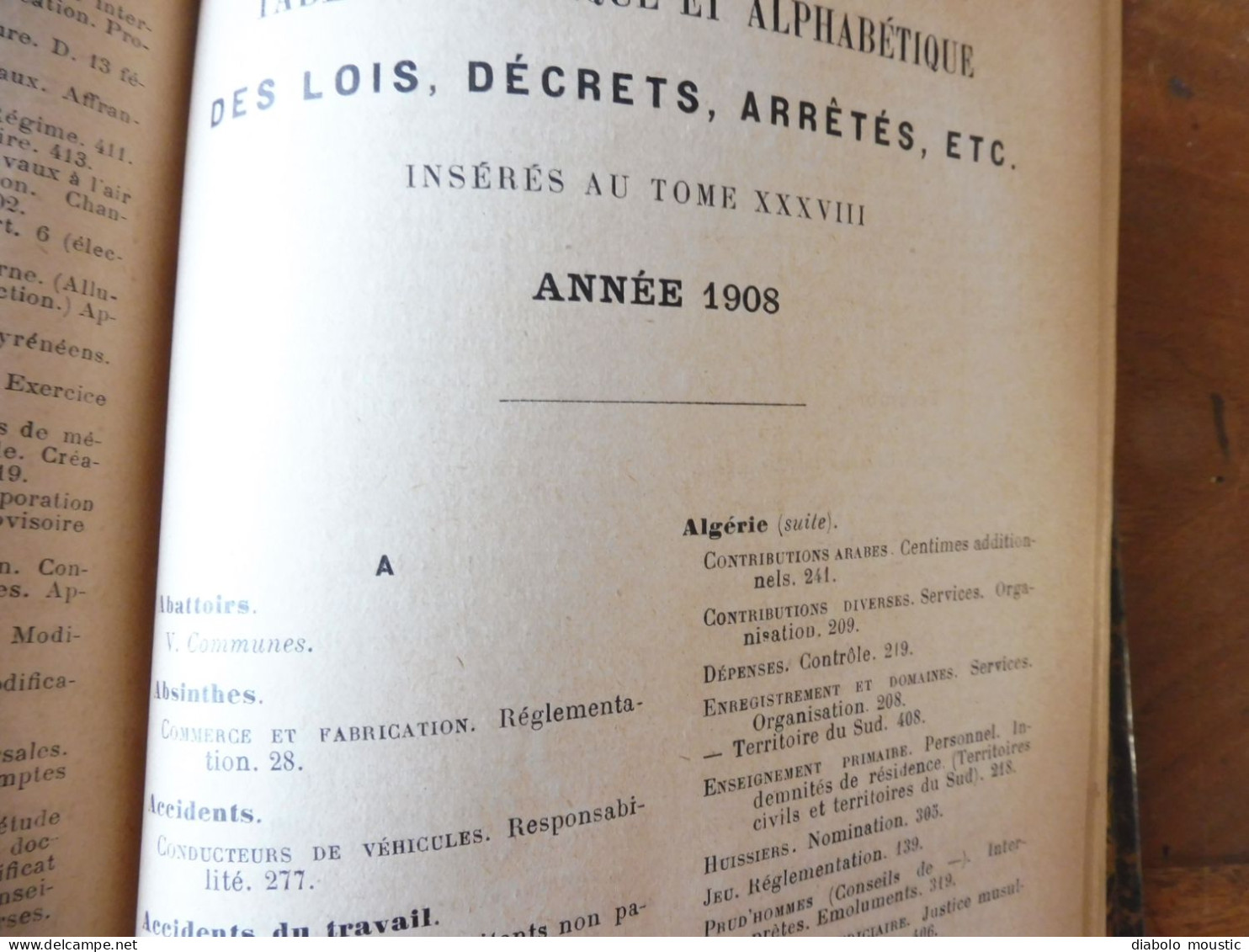 1906  RECUEIL des LOIS : Discours violent entre Poincaré les députés (importante retranscription ) ;   Etc ; Etc