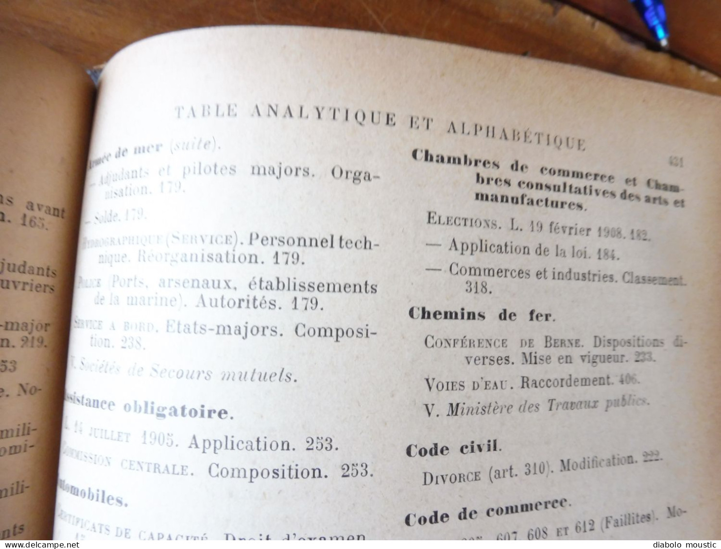 1906  RECUEIL des LOIS : Discours violent entre Poincaré les députés (importante retranscription ) ;   Etc ; Etc