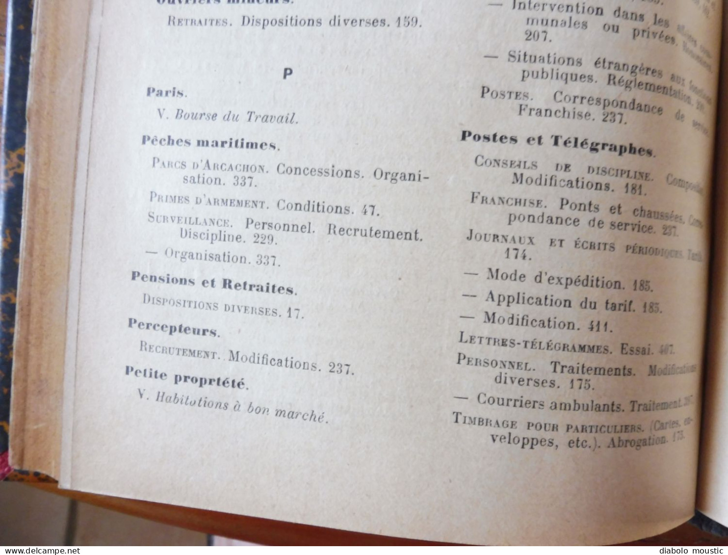 1906  RECUEIL des LOIS : Discours violent entre Poincaré les députés (importante retranscription ) ;   Etc ; Etc