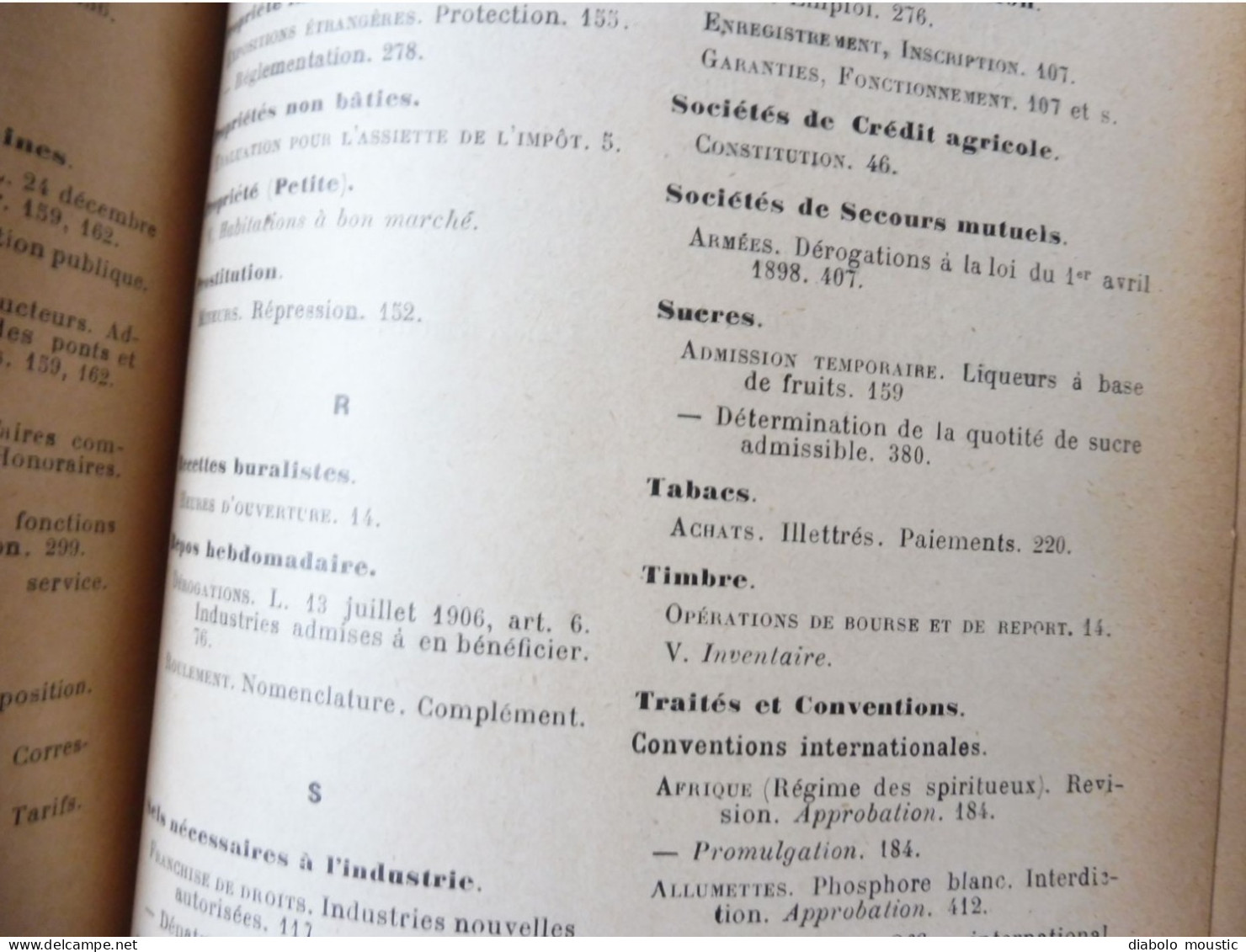 1906  RECUEIL des LOIS : Discours violent entre Poincaré les députés (importante retranscription ) ;   Etc ; Etc